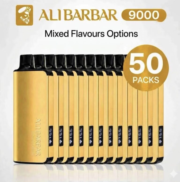Alibarbar Ingot 9000 Puffs 50 Pack Wholesale Disposable Vapes