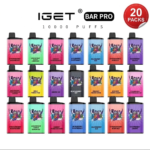 IGET Bar Pro 20 Pack Mixed Flavour Wholesale Vapes